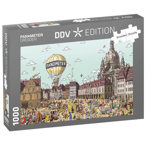 Puzzle Panometer Dresden Wimmelbild