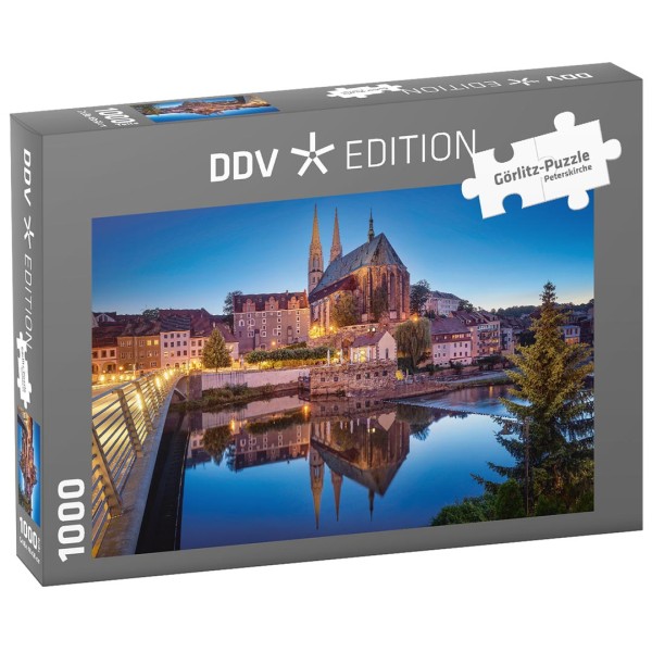 Puzzle Görlitz - Peterskirche zur Blauen Stunde (Motiv 00830)